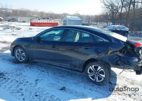 2017 Honda Civic Lx из США, поврежденный, VIN 19XFC2F59HE204461